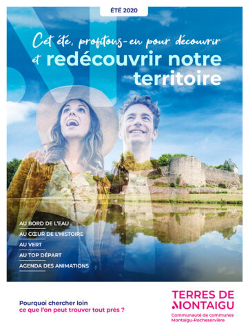 Image : couverture du magazine tourisme - Été 2020 - Terres de Montaigu