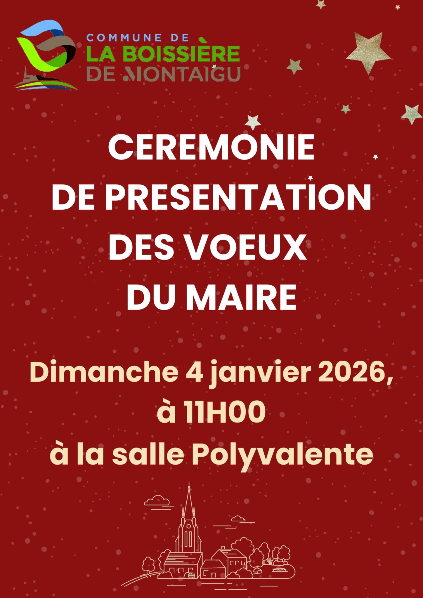 Cérémonie des voeux du Maire dimanche 4 janvier 2026 - La Boissière-de ...